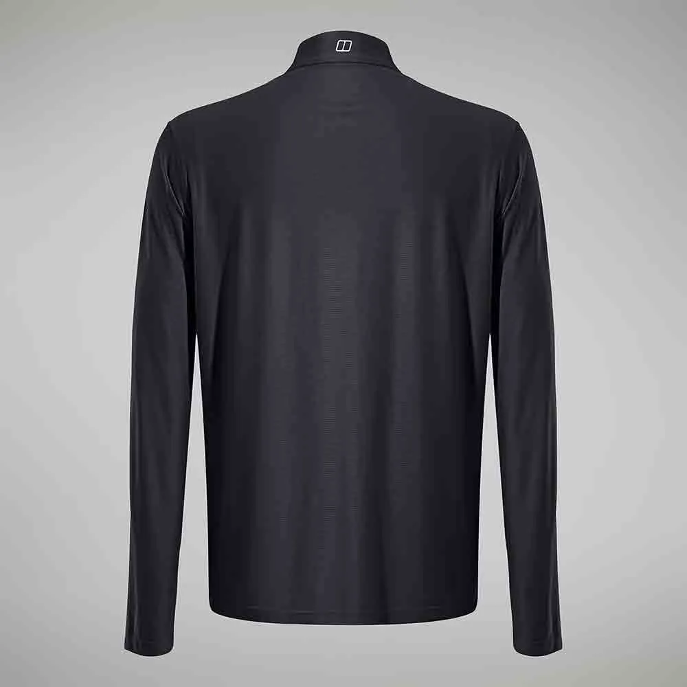 男裝長袖拉鏈領快乾衫 M 24/7 Tech Tee Long Sleeves Half Zip Tee