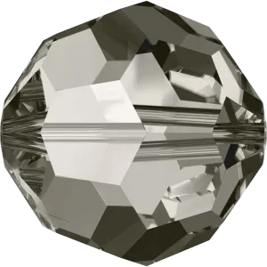 5000 Swarovski Round Beads, Crystal Satin (001 SAT)