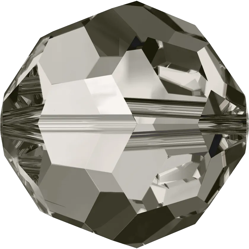 5000 Swarovski Round Beads, Crystal Satin (001 SAT)
