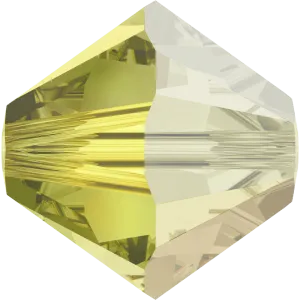 5328 Swarovski Bicone Beads, Jonquil Satin (213 SATIN)