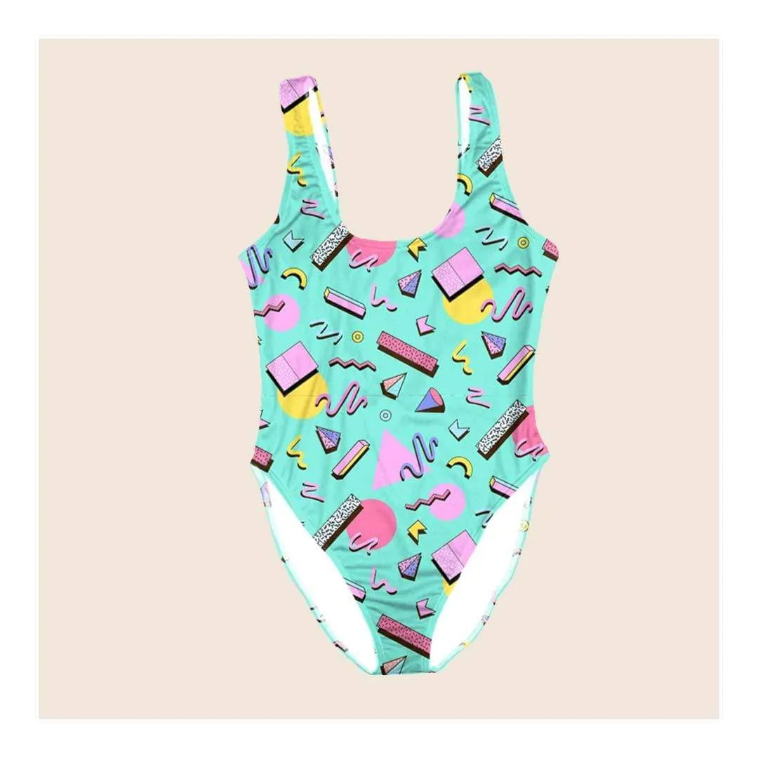 80s memphis one piece (standard cut)