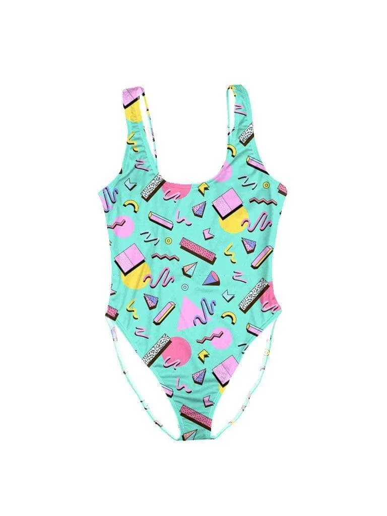 80s memphis one piece (standard cut)