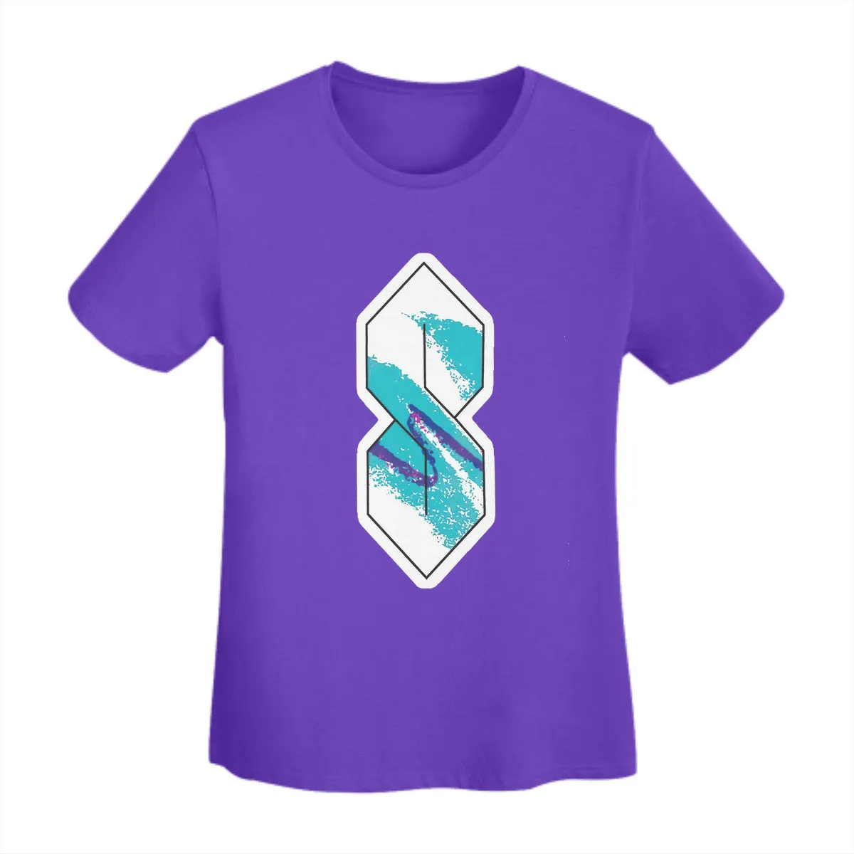 90s Paper Cup Pattern Graffiti Cool S Women's T-Shirt