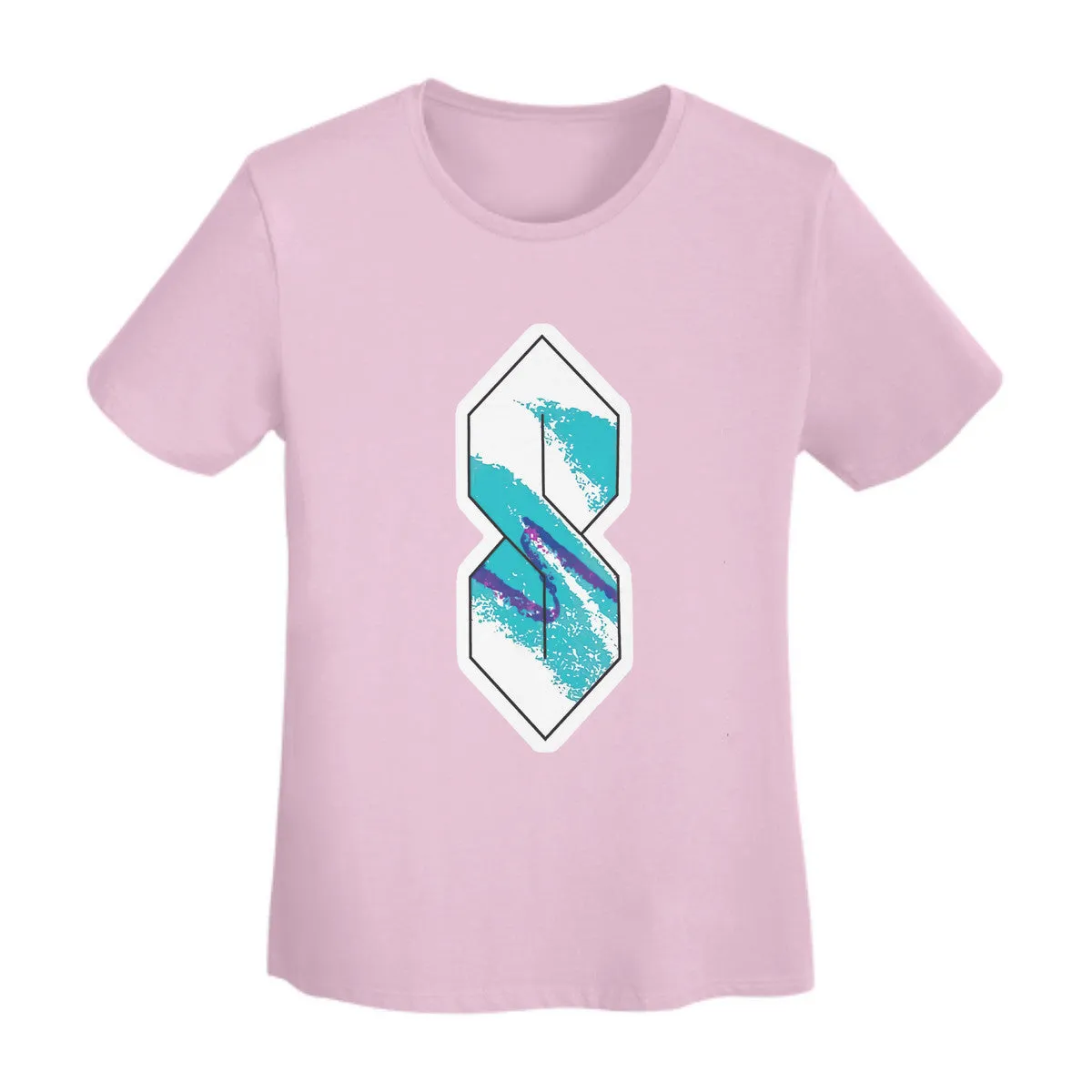 90s Paper Cup Pattern Graffiti Cool S Women's T-Shirt