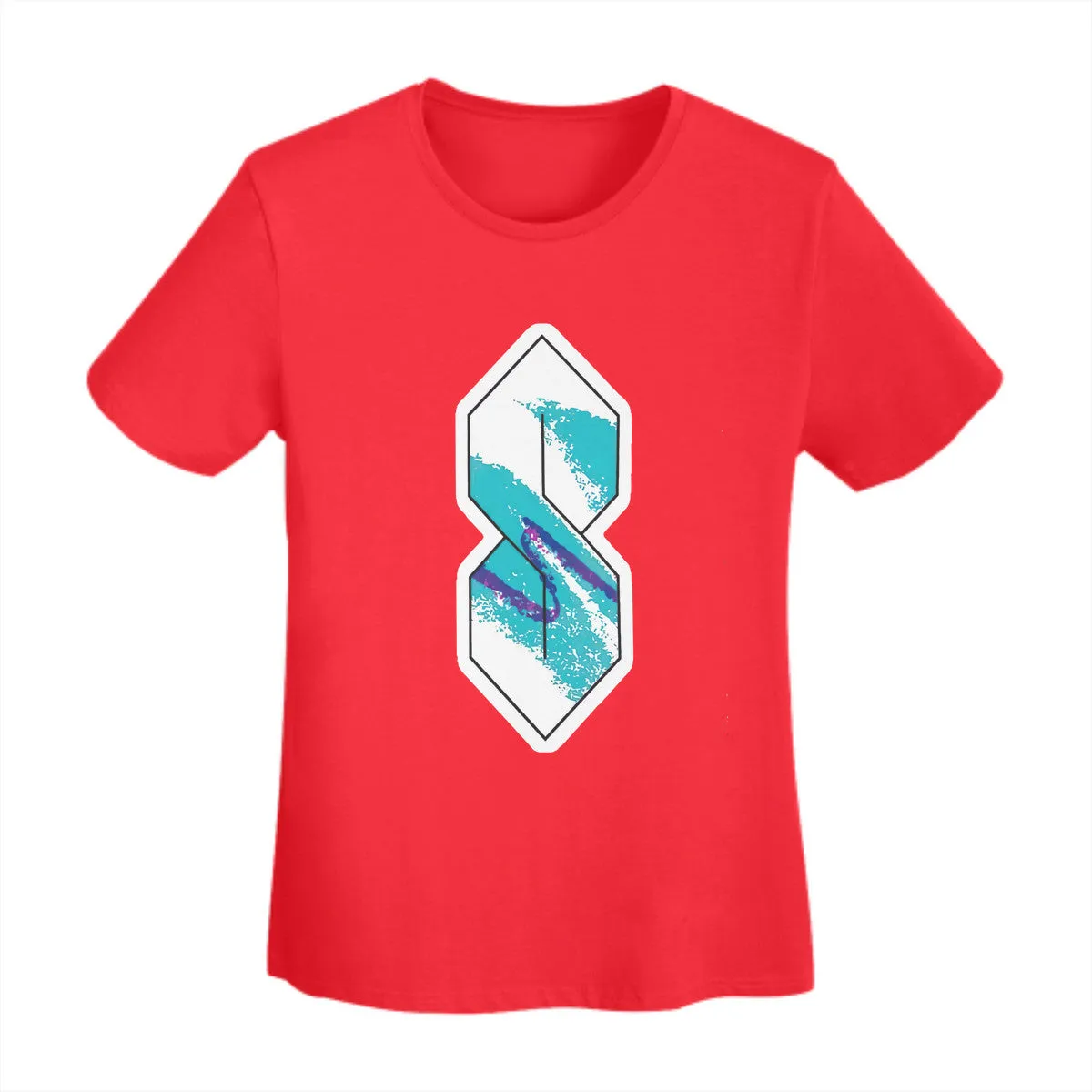 90s Paper Cup Pattern Graffiti Cool S Women's T-Shirt