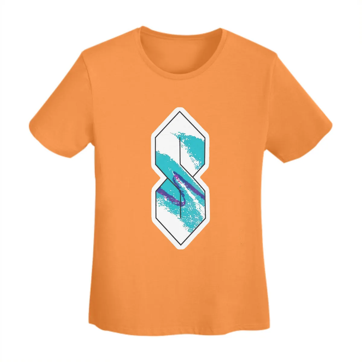 90s Paper Cup Pattern Graffiti Cool S Women's T-Shirt