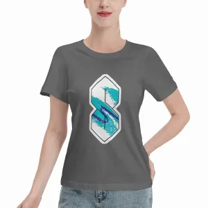 90s Paper Cup Pattern Graffiti Cool S Women's T-Shirt