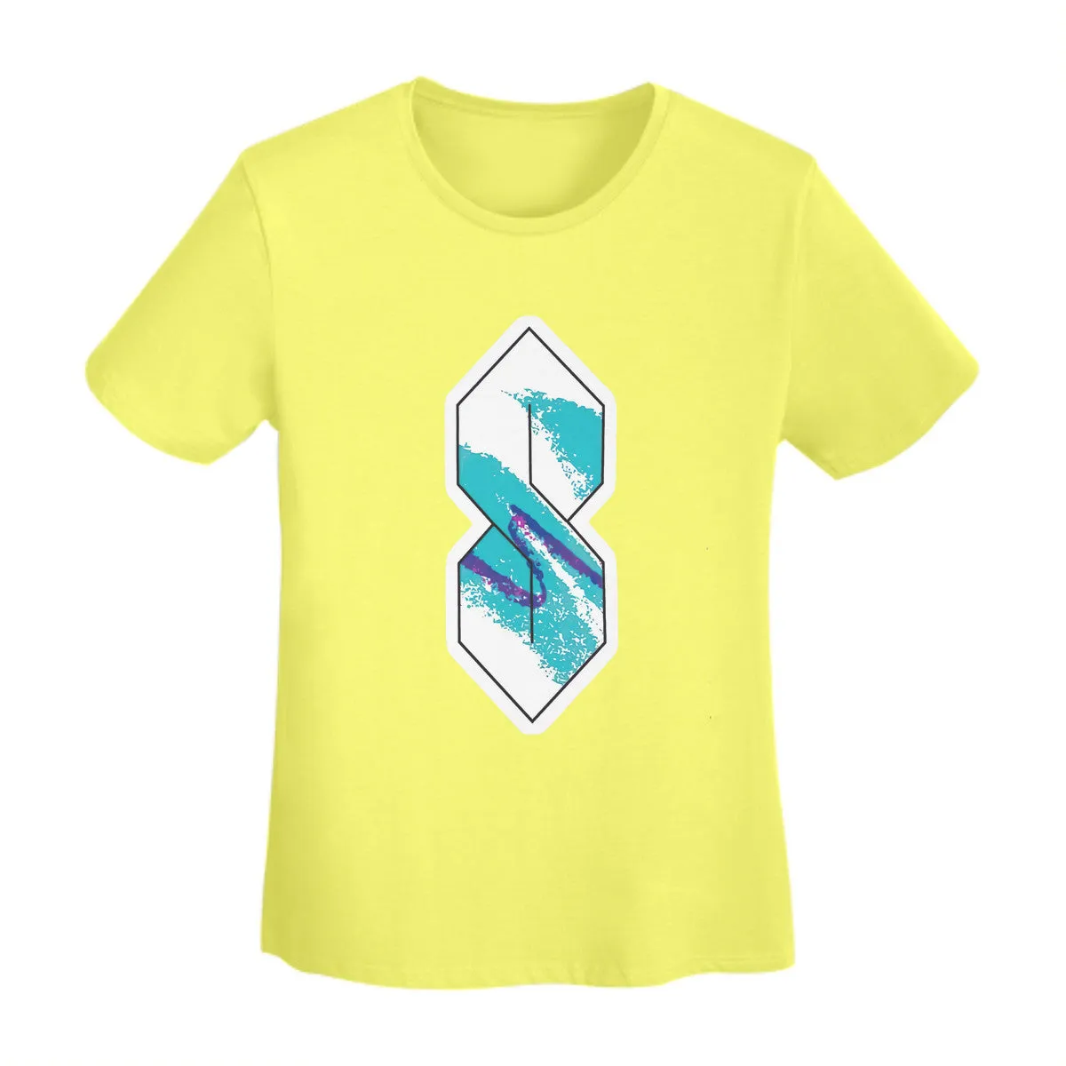90s Paper Cup Pattern Graffiti Cool S Women's T-Shirt