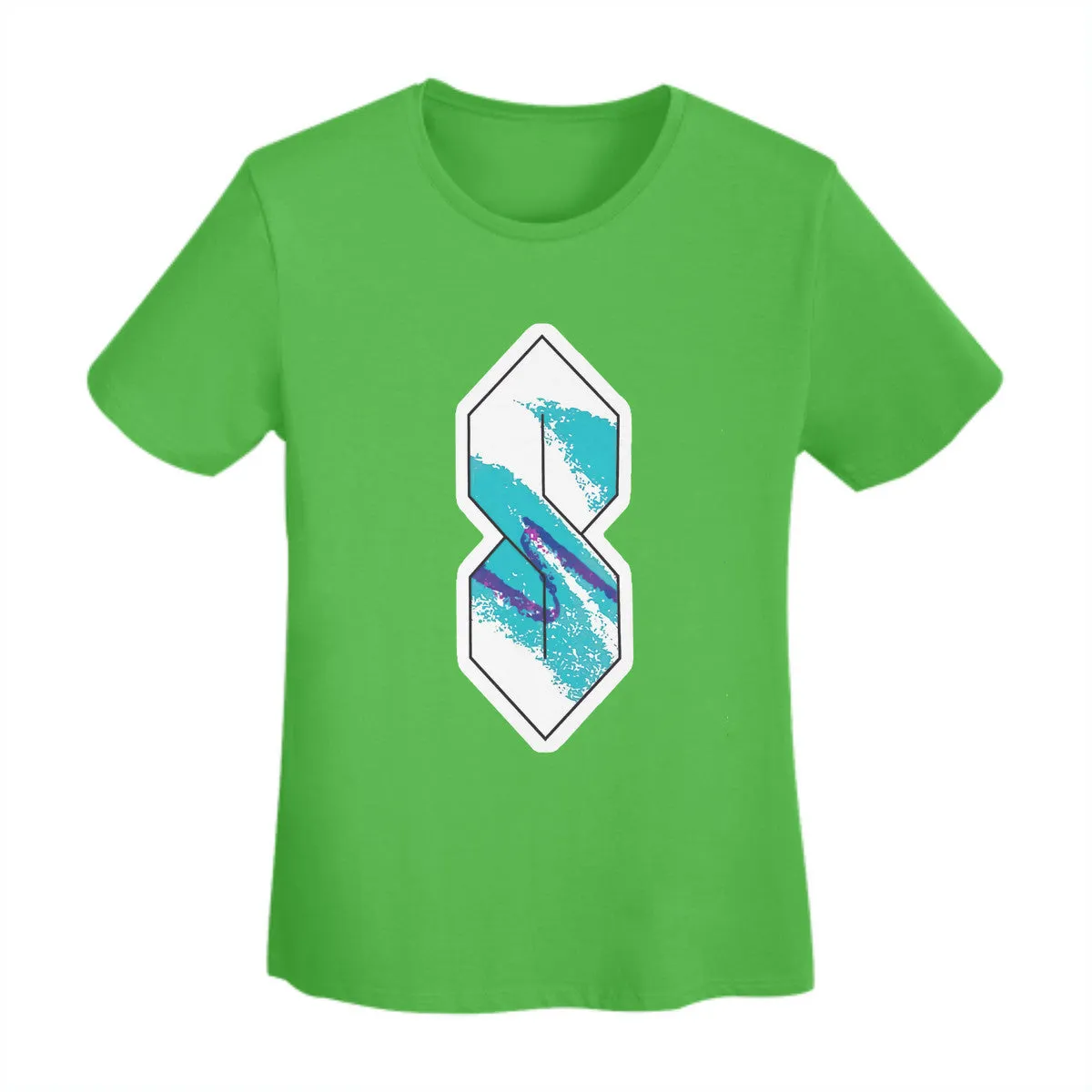 90s Paper Cup Pattern Graffiti Cool S Women's T-Shirt