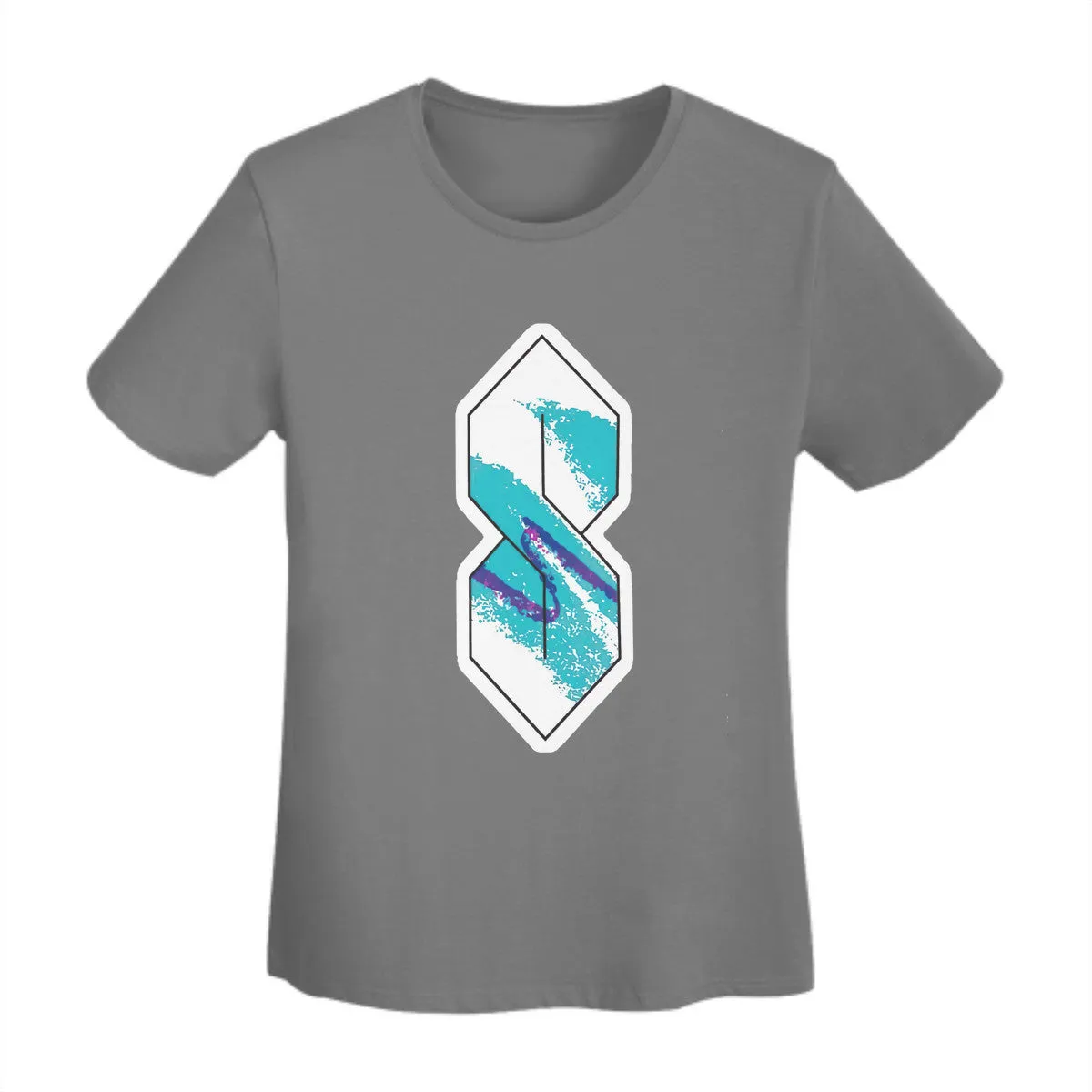90s Paper Cup Pattern Graffiti Cool S Women's T-Shirt