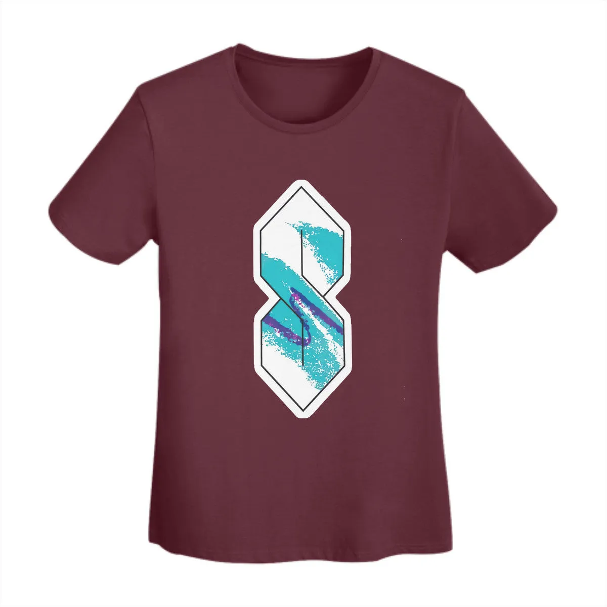 90s Paper Cup Pattern Graffiti Cool S Women's T-Shirt