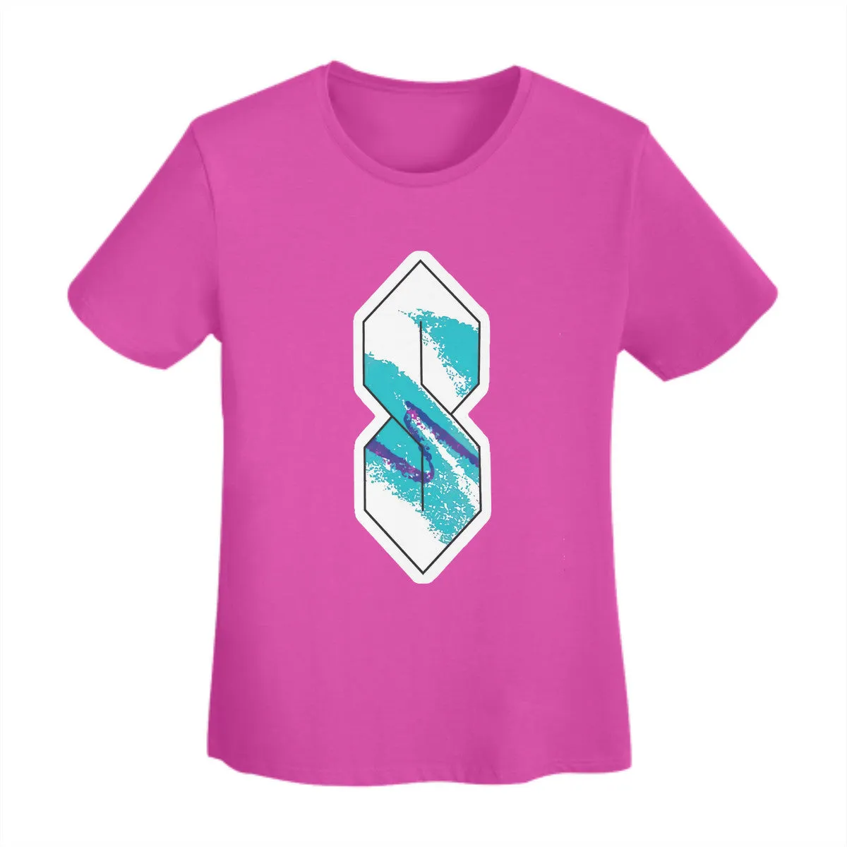 90s Paper Cup Pattern Graffiti Cool S Women's T-Shirt