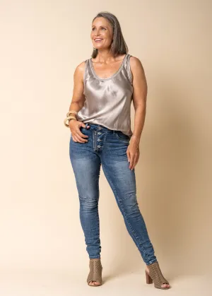 Anica Pants in Denim Blue