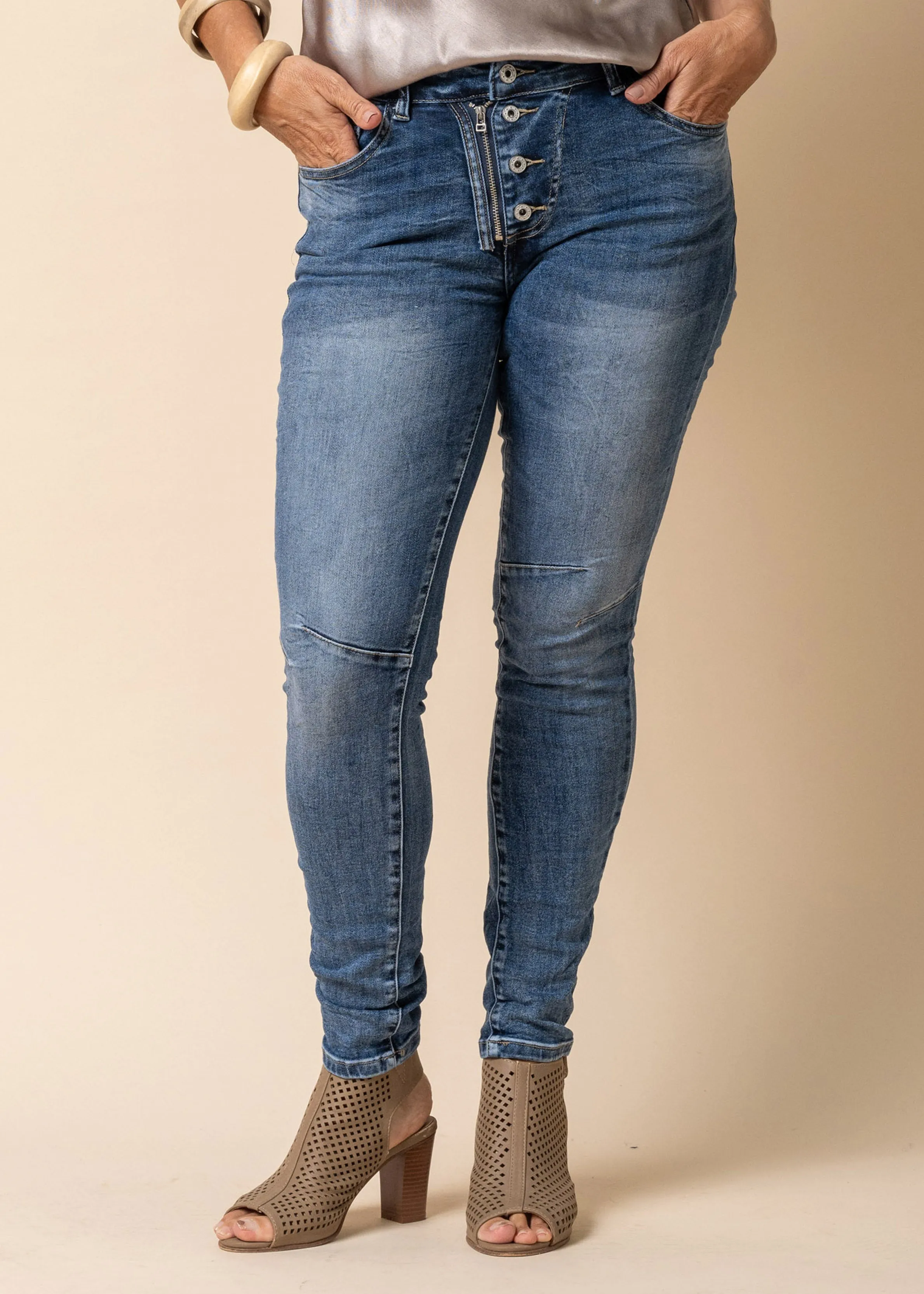 Anica Pants in Denim Blue