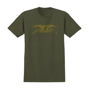 Anti Hero 'Basic Eagle' T-Shirt (Military Green / Bronze)