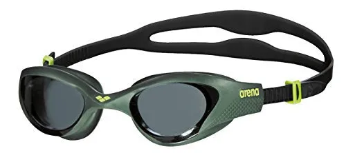 arena The One Swim Goggle, Smoke/Deep Green/Black