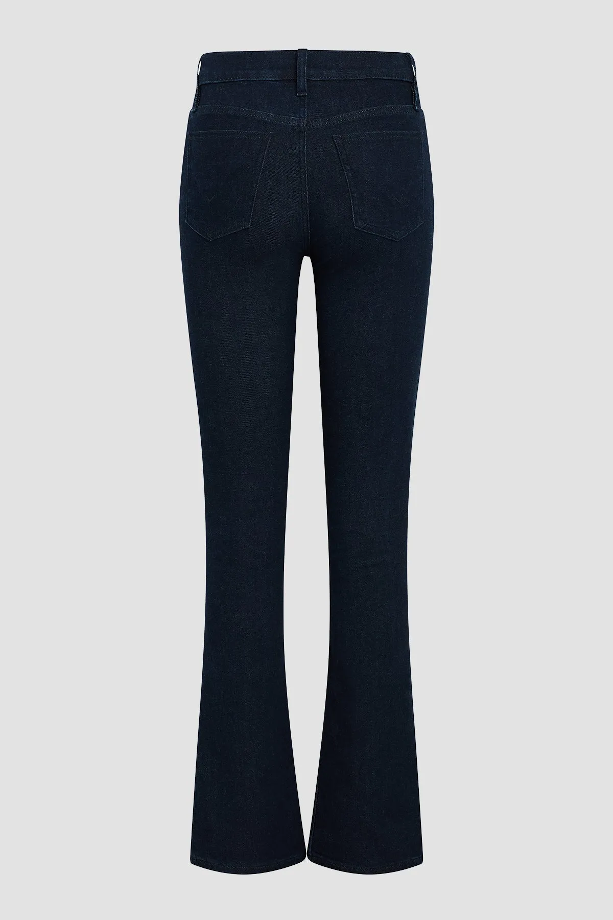 Barbara High-Rise Baby Bootcut Petite Jean w/ Slit Hem