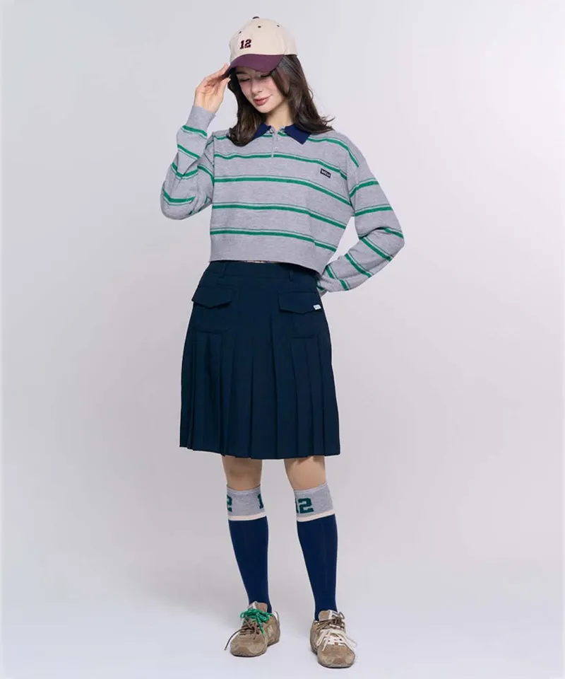 BENECIA 12 Crop Unit - Gray/Green