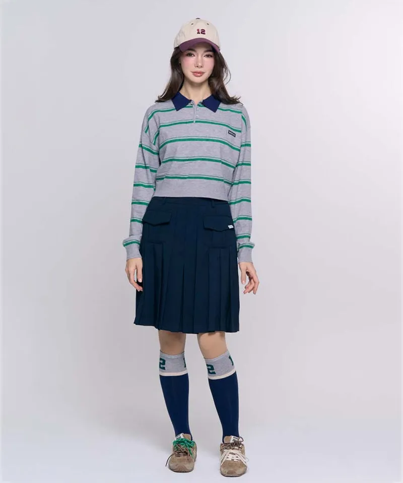 BENECIA 12 Crop Unit - Gray/Green