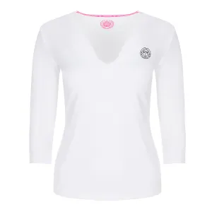 Bidi Badu arianna Tech V-Neck long sleeves Women 3/4 Sleeves - White