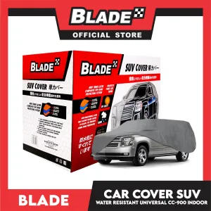 Blade Car Cover Water Resistant SUV (Grey) Indoor Dustproof, UV Resistant Cover, Scratch Resistant & Breathable