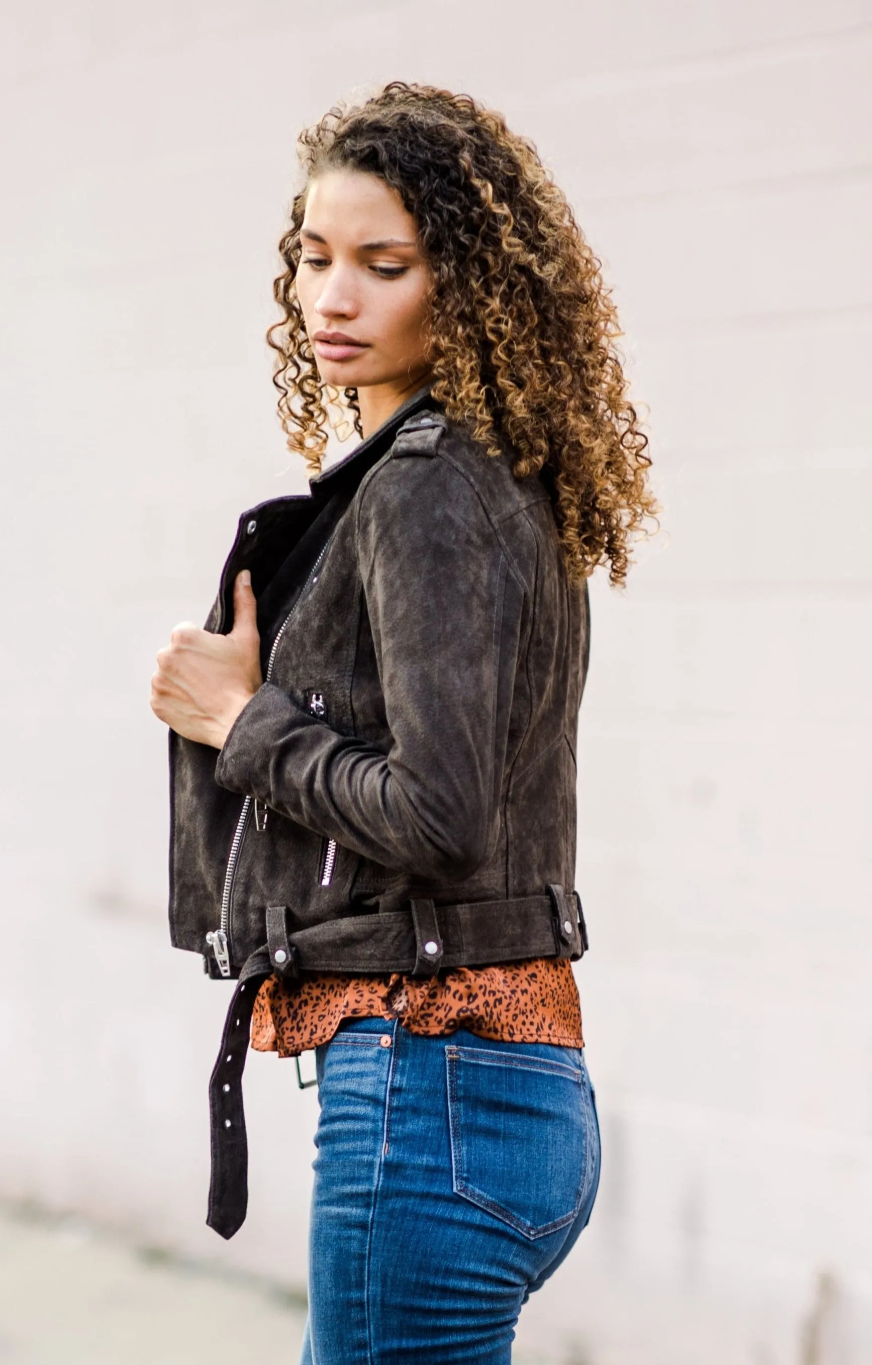Blank NYC Shadow Grey Moto Jacket