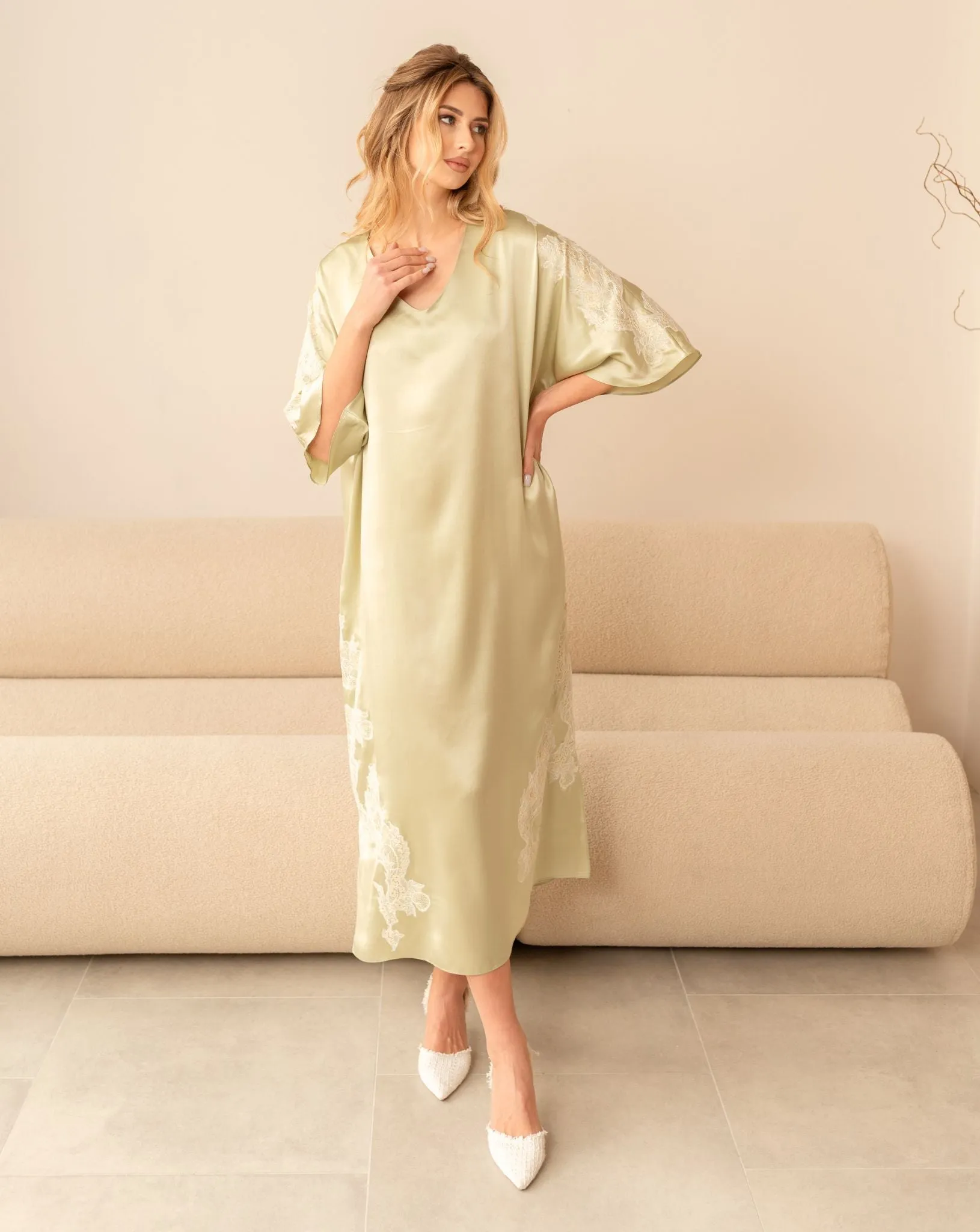 Celine Silk Kaftan