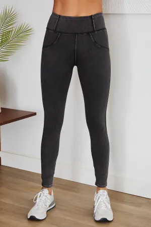 Charcoal Denim Italian Leggings 1/15/25 8925