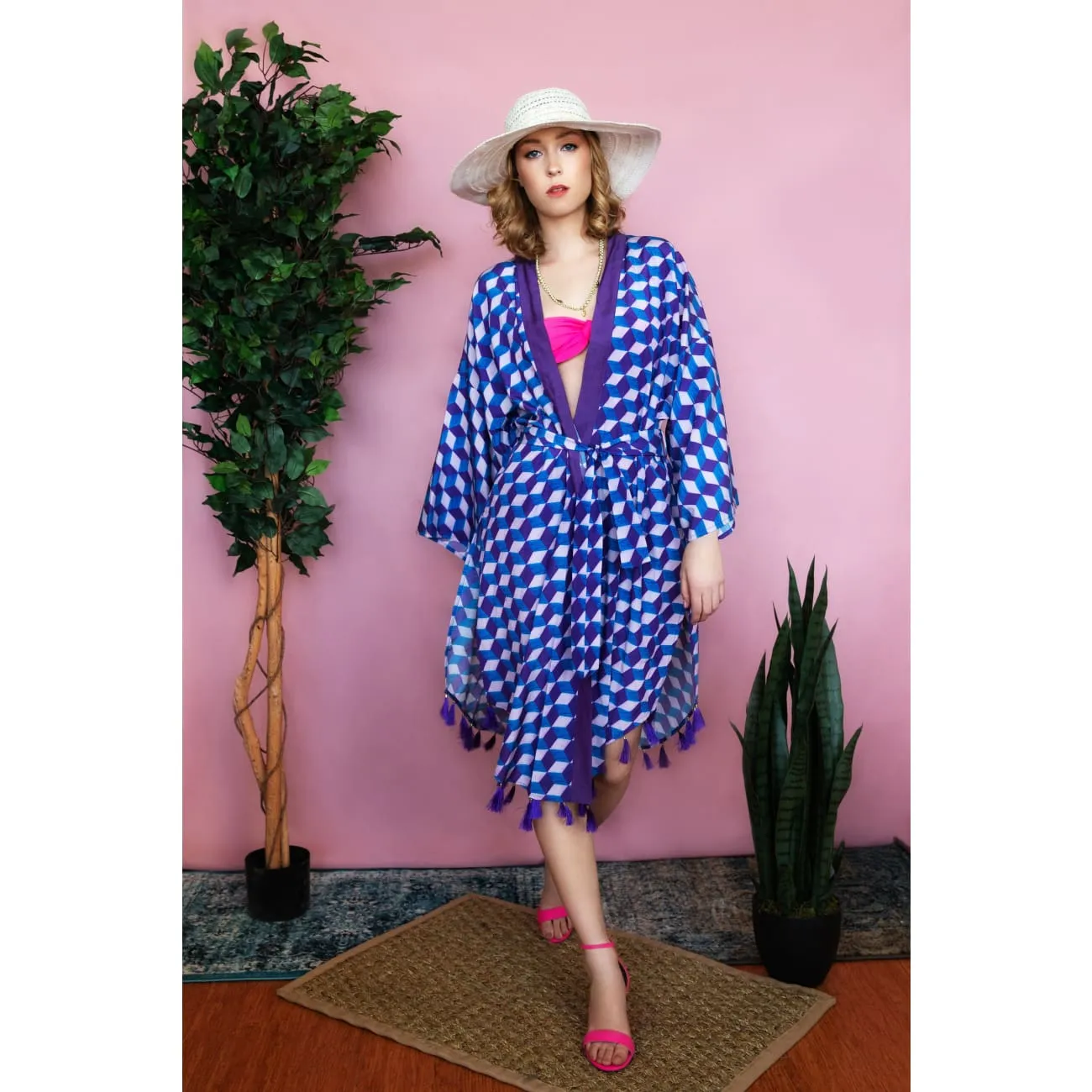 Chloe luxury kimono/ wrap kaftan