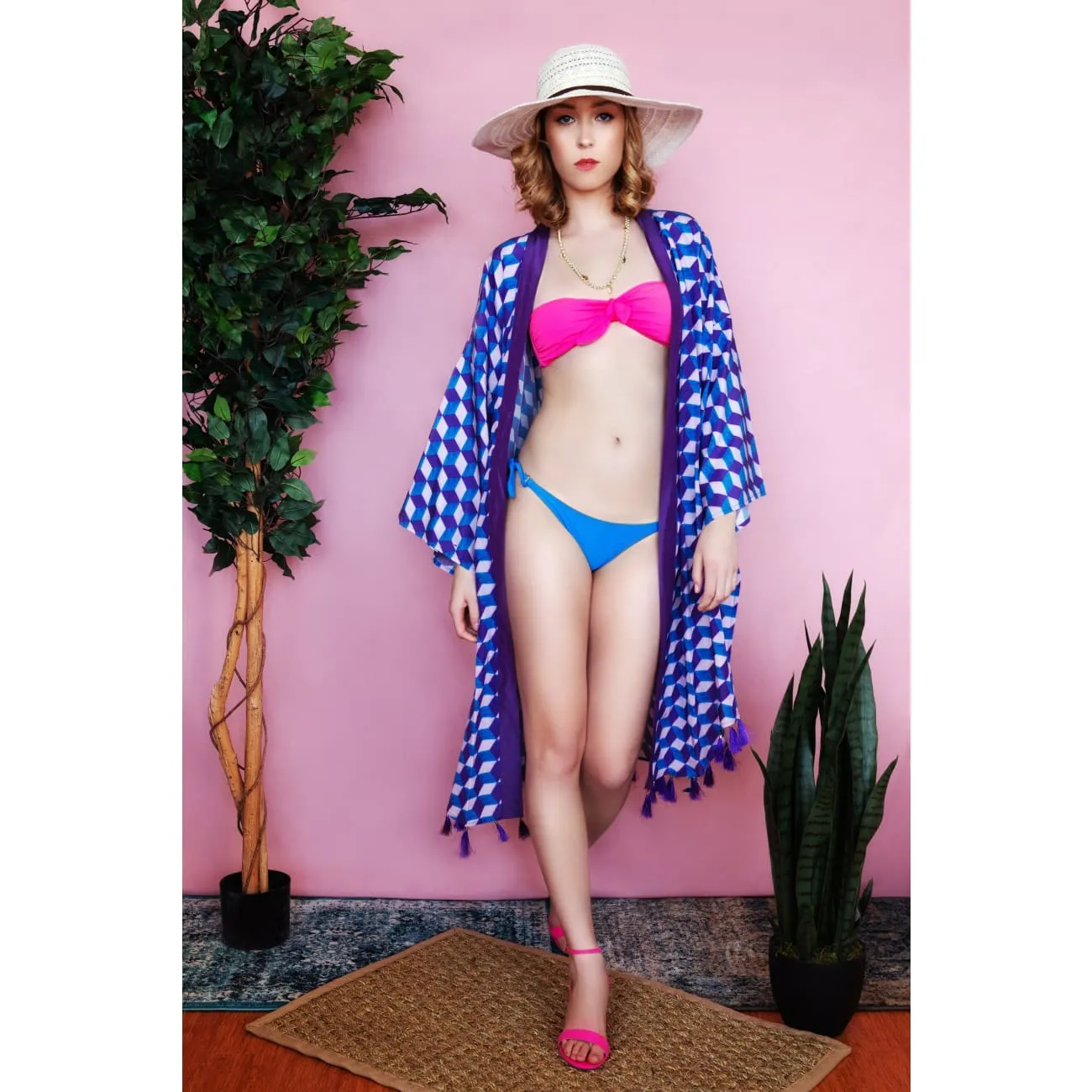 Chloe luxury kimono/ wrap kaftan