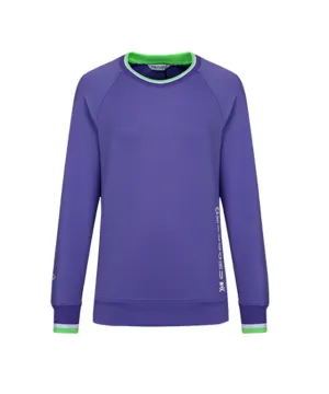 CHUCUCHU Women's Spring Jersey Crew Neck - VIOLET