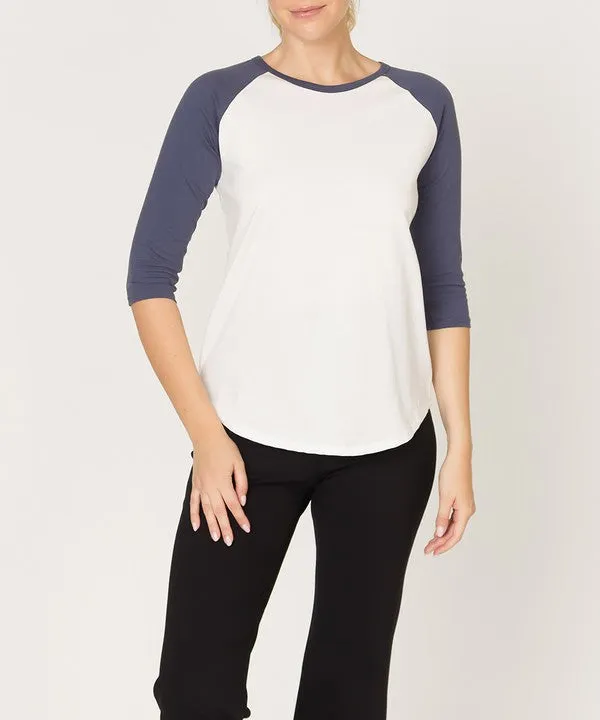Classic Cotton Jersey Raglan Top