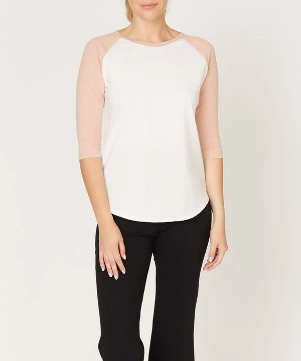 Classic Cotton Jersey Raglan Top