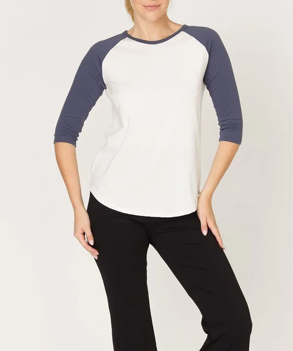 Classic Cotton Jersey Raglan Top