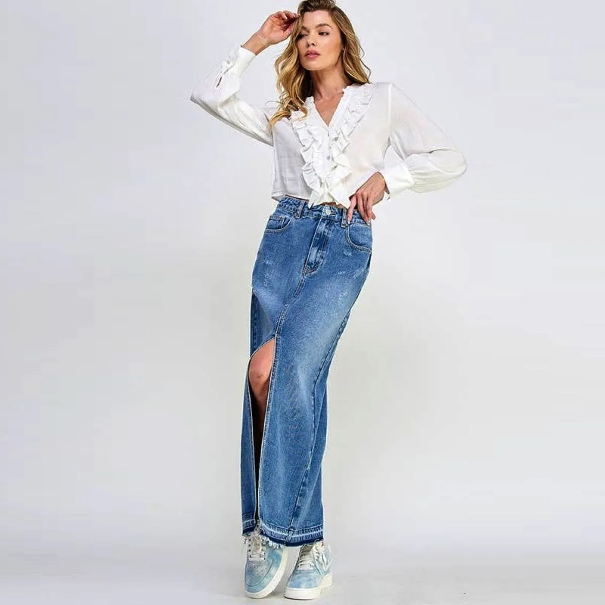 Classic Denim Maxi
