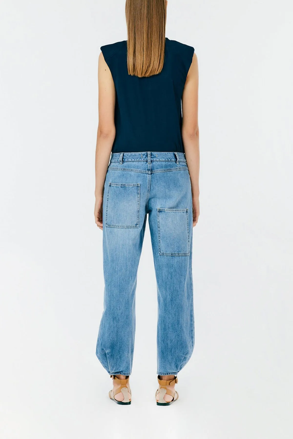 Classic Wash Denim Brancusi Jean in Classic Blue