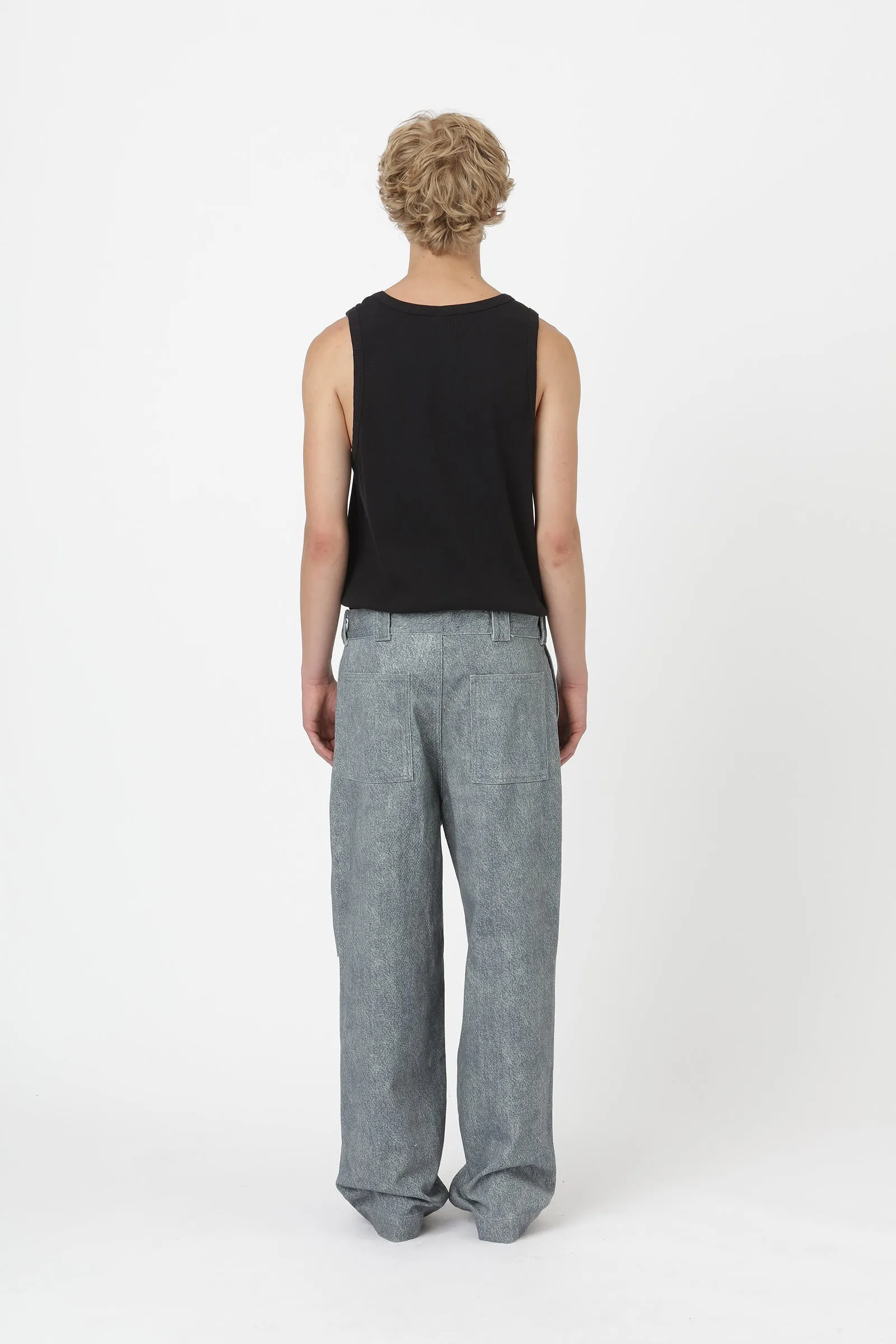 Conrad Faux Denim - Blue