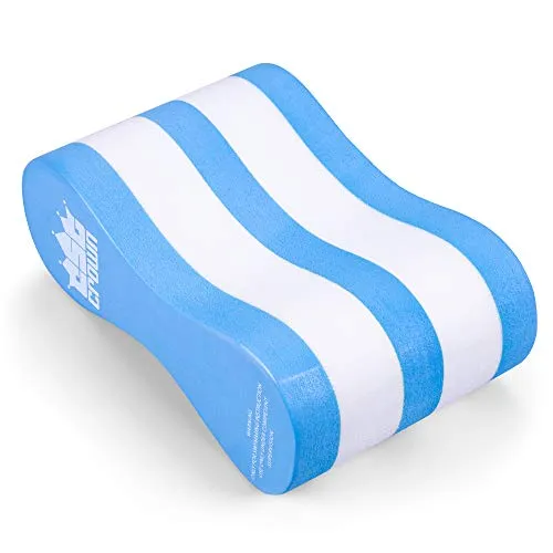 Core Pull Buoy | Aquatic Fitness Strength Training | EVA Foam Flotation Exercise Aid | Equipment for Competitive Swim Team Training & Swimming Pool Resistance Workout | Swim Buoy for Adults & Children