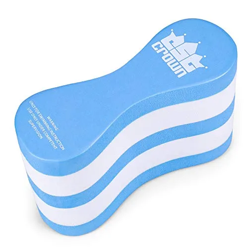 Core Pull Buoy | Aquatic Fitness Strength Training | EVA Foam Flotation Exercise Aid | Equipment for Competitive Swim Team Training & Swimming Pool Resistance Workout | Swim Buoy for Adults & Children