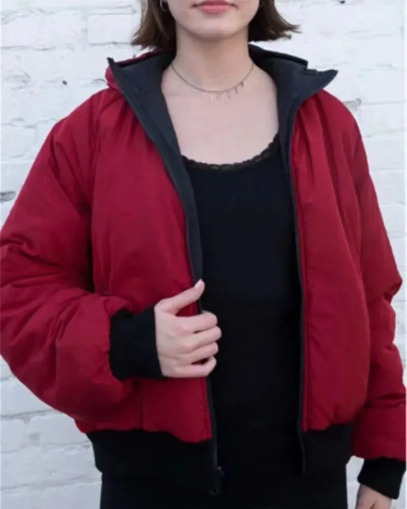 Cotton Hooded Reversible Outerwear