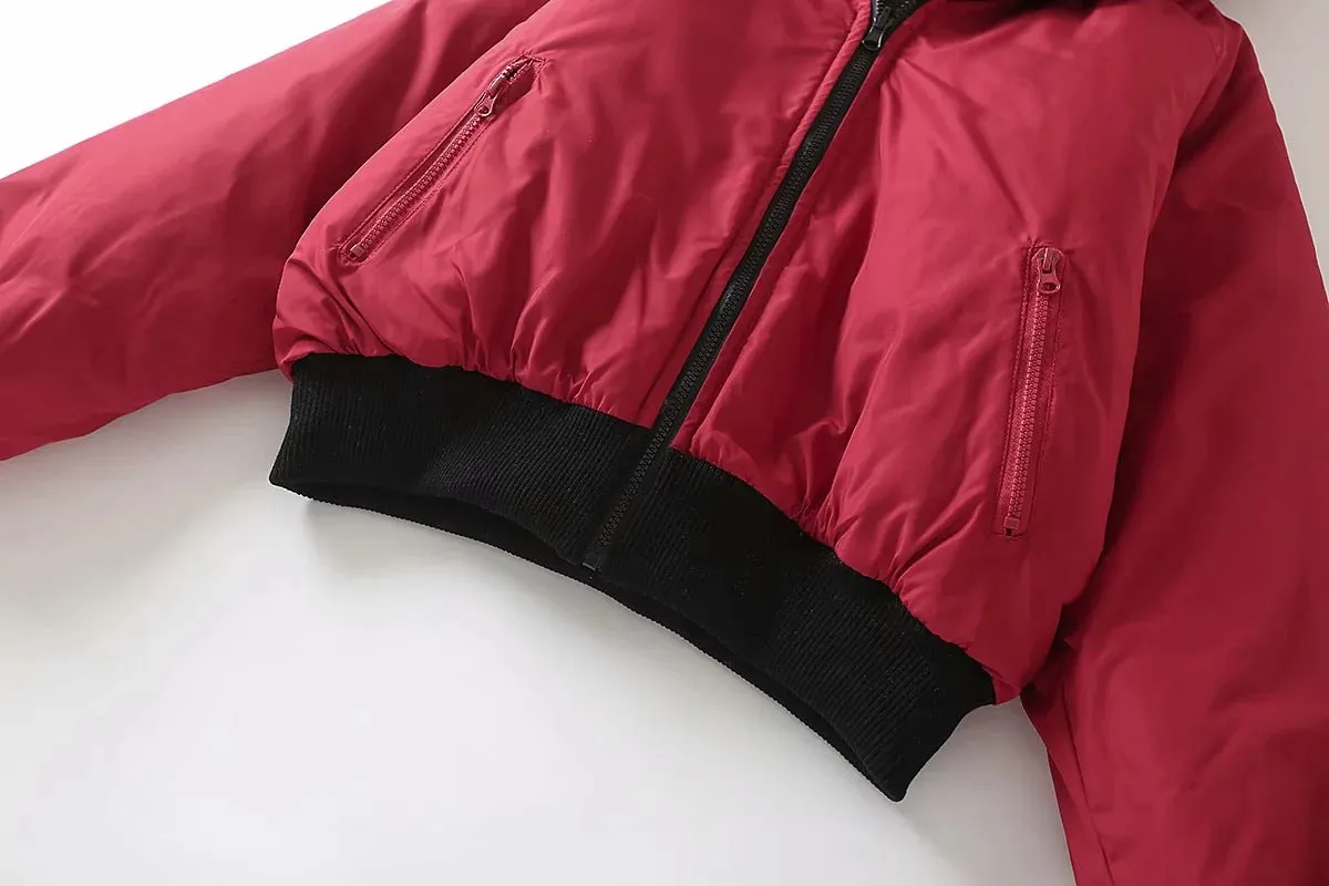 Cotton Hooded Reversible Outerwear