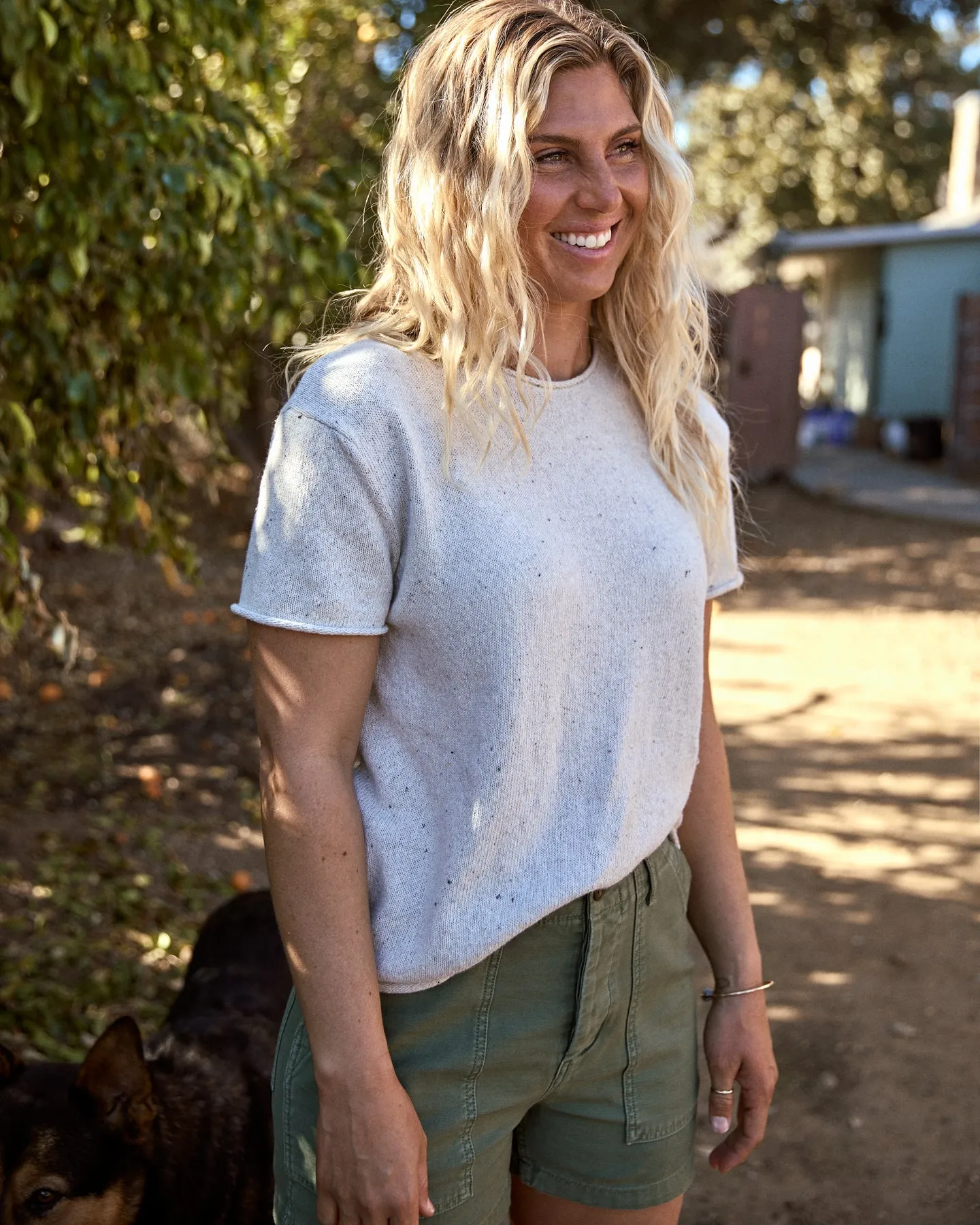Crescent Knit Top