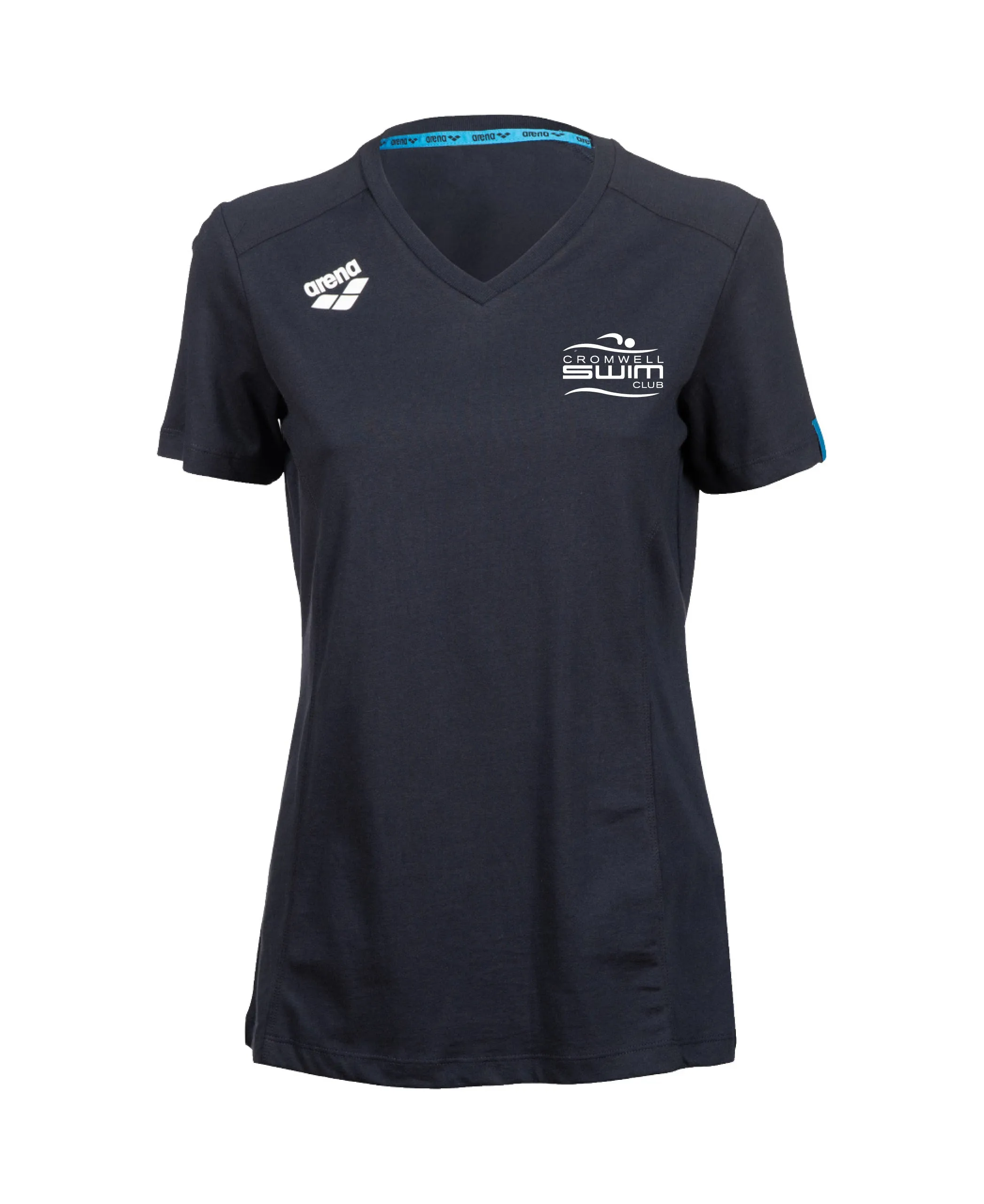 Cromwell Women's Panel T-Shirt - Navy