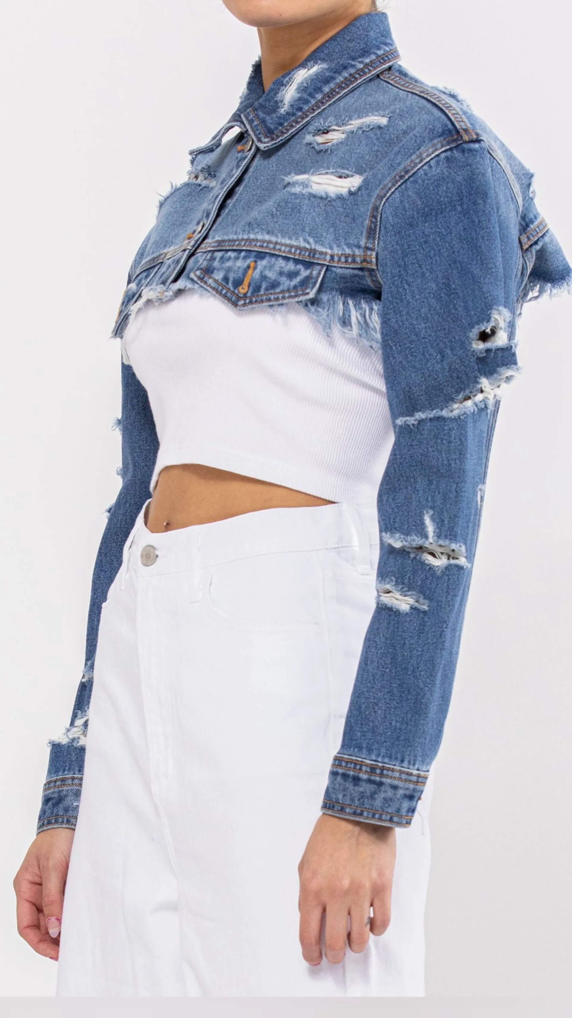 Crop it Denim Jacket