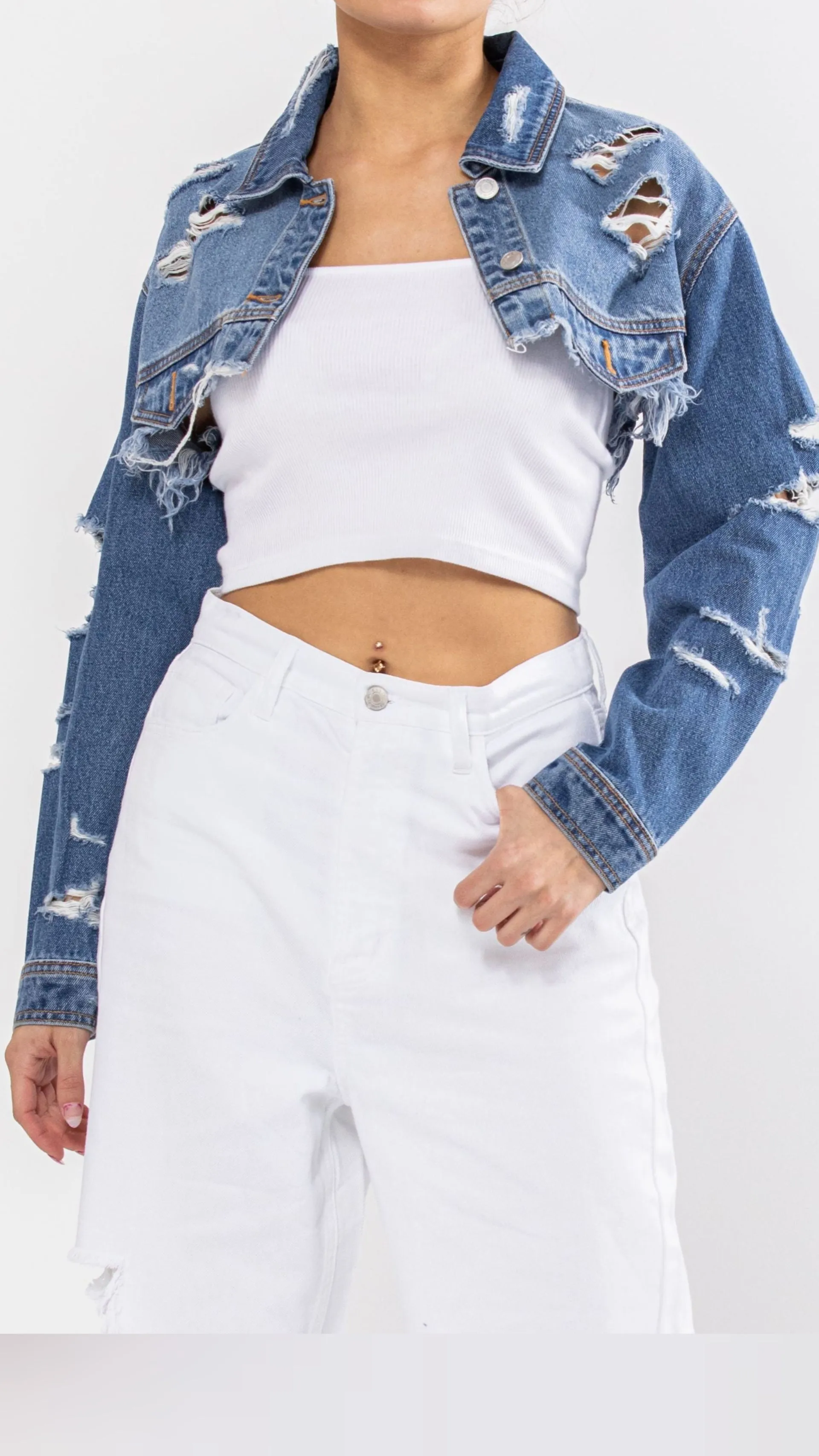 Crop it Denim Jacket