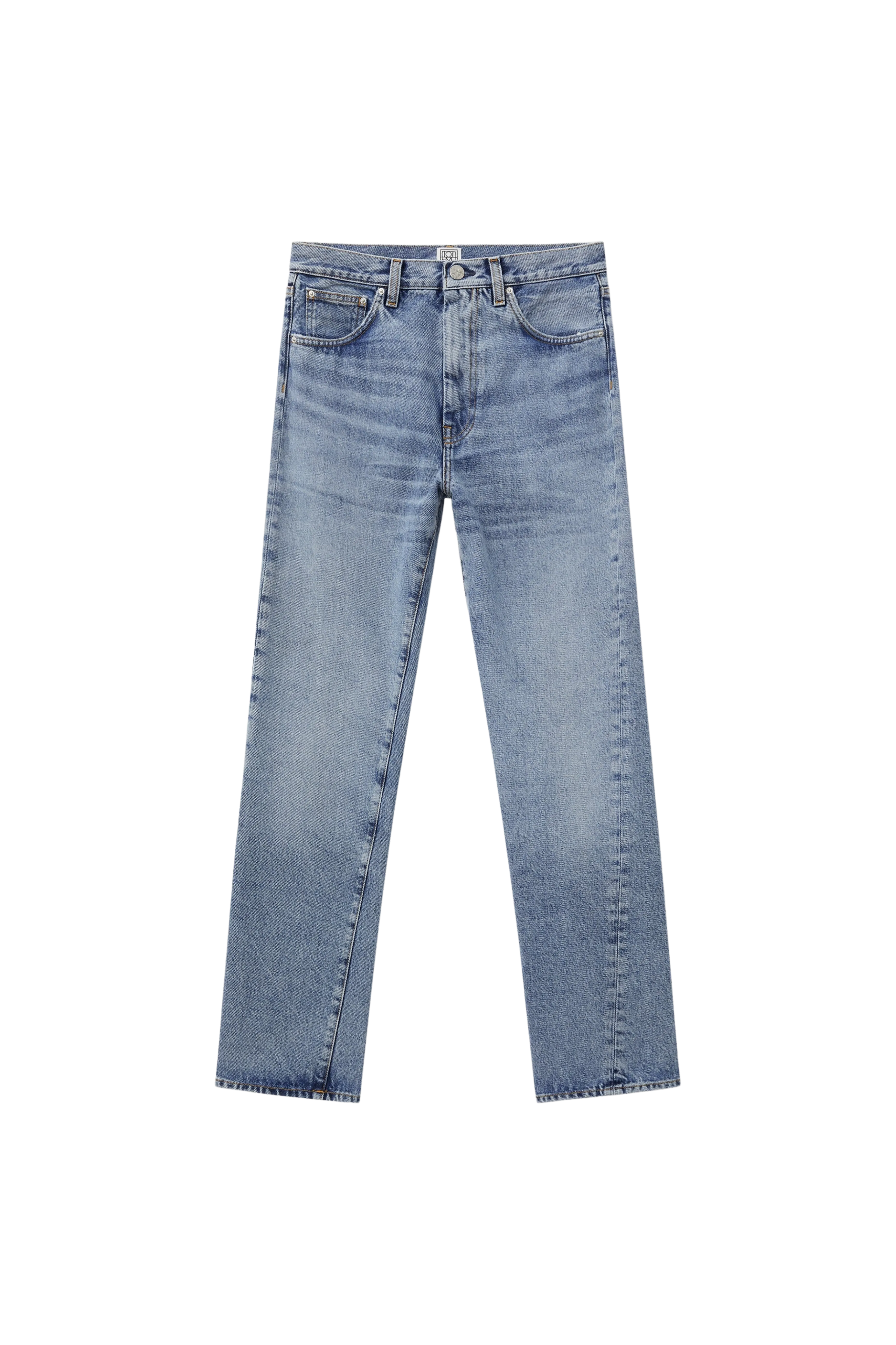 Cropped Twisted Seam Denim