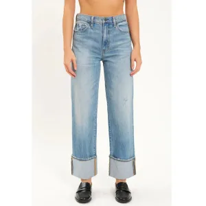 Daze Denim Eastside High Rise Loose - Rush Hour