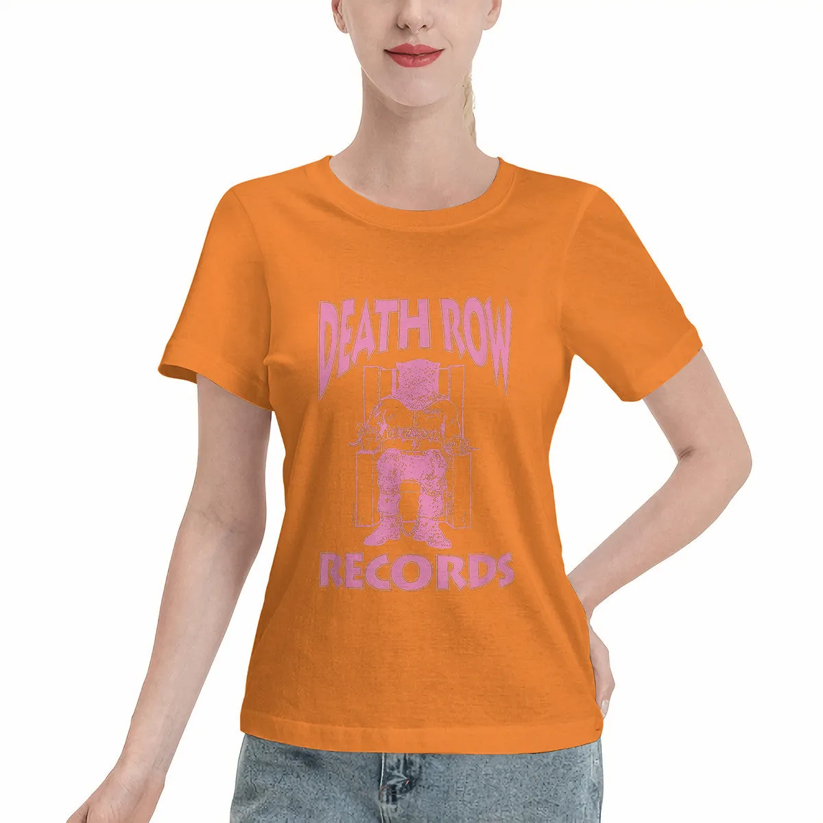Death Row Records Pink Logo Women's T-Shirt