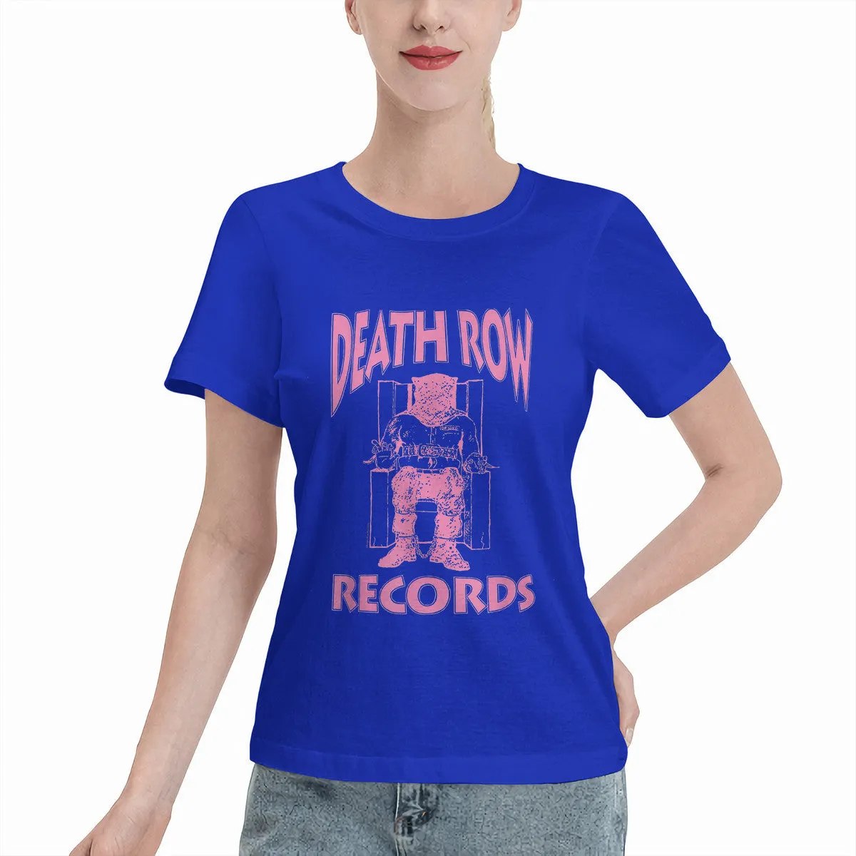 Death Row Records Pink Logo Women's T-Shirt