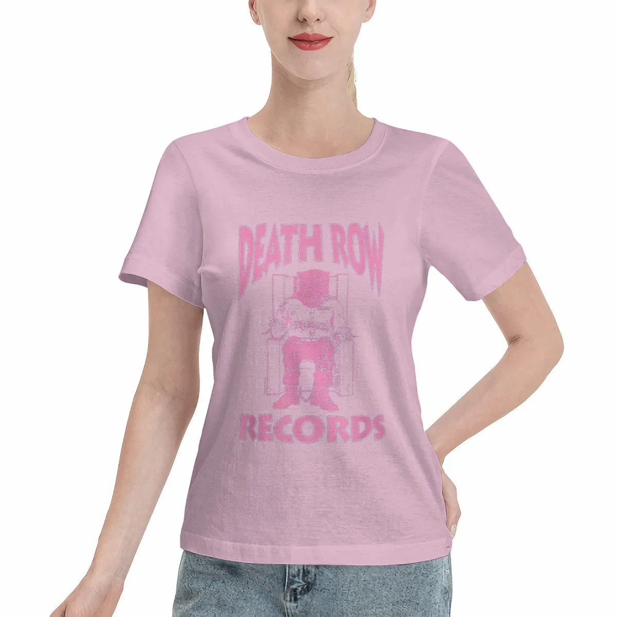Death Row Records Pink Logo Women's T-Shirt